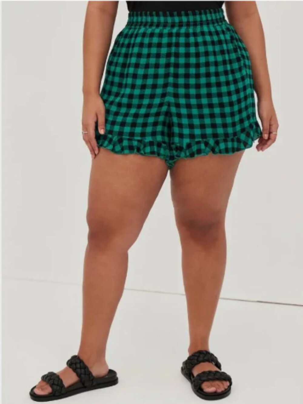 Torrid Ruffle Short with Front Pockets! - Picture 3 of 11
